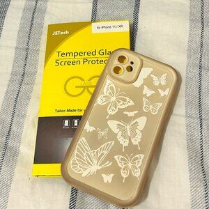 iPhone 11 Butterfly Case & Screen Protector